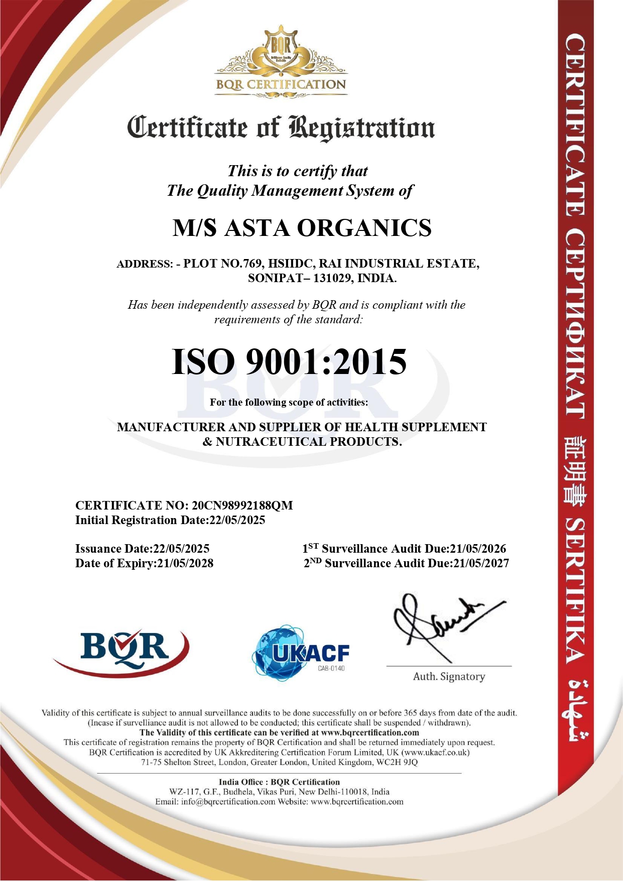 2188 ASTA ORGANICS ISO 9001_page-0001